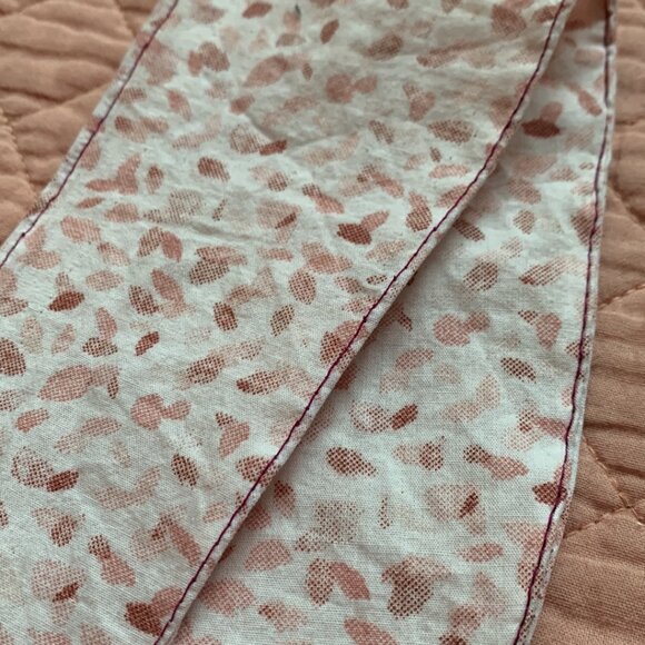 NEW - Handcrafted - Knot-back headband - offwhite + pink dots OZ DOUBLE - Picture 4 of 6